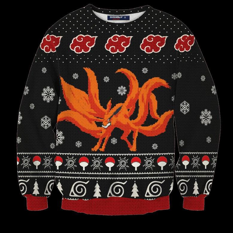 Nine Tailed Ugly Christmas Sweater