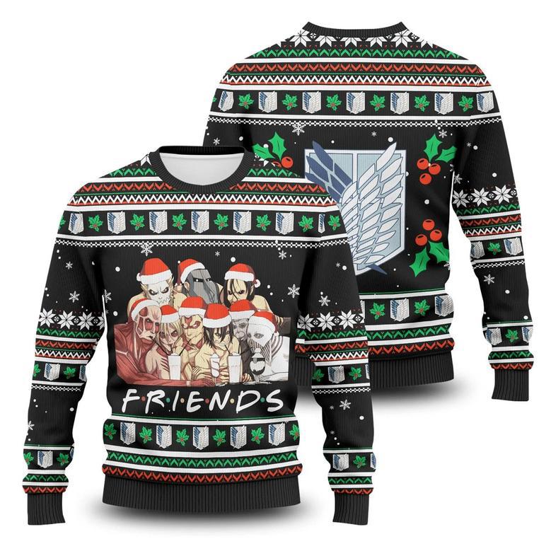 Nine Titans Friends Ugly Christmas Sweater