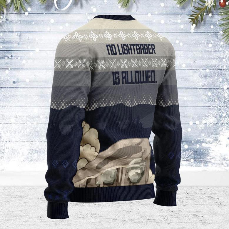 No Lightsaber Allowed Christmas Sweater