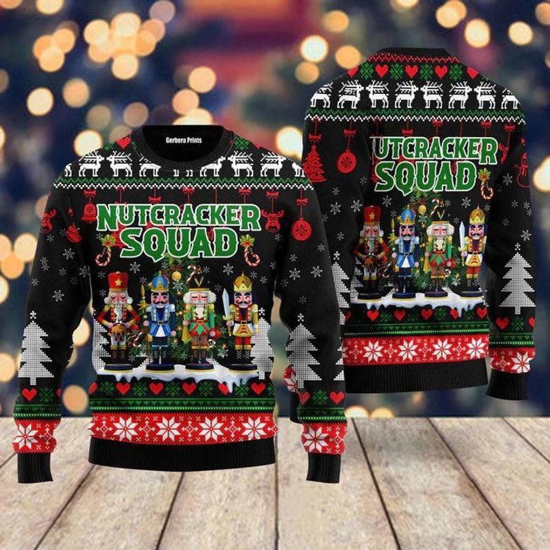 Nutcracker Squad Ugly Christmas Sweater For Men & Women