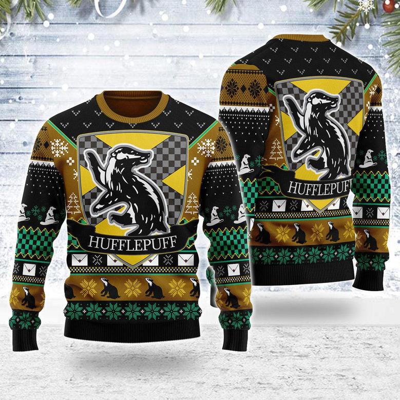 O Hufflepuff Night Christmas Sweater