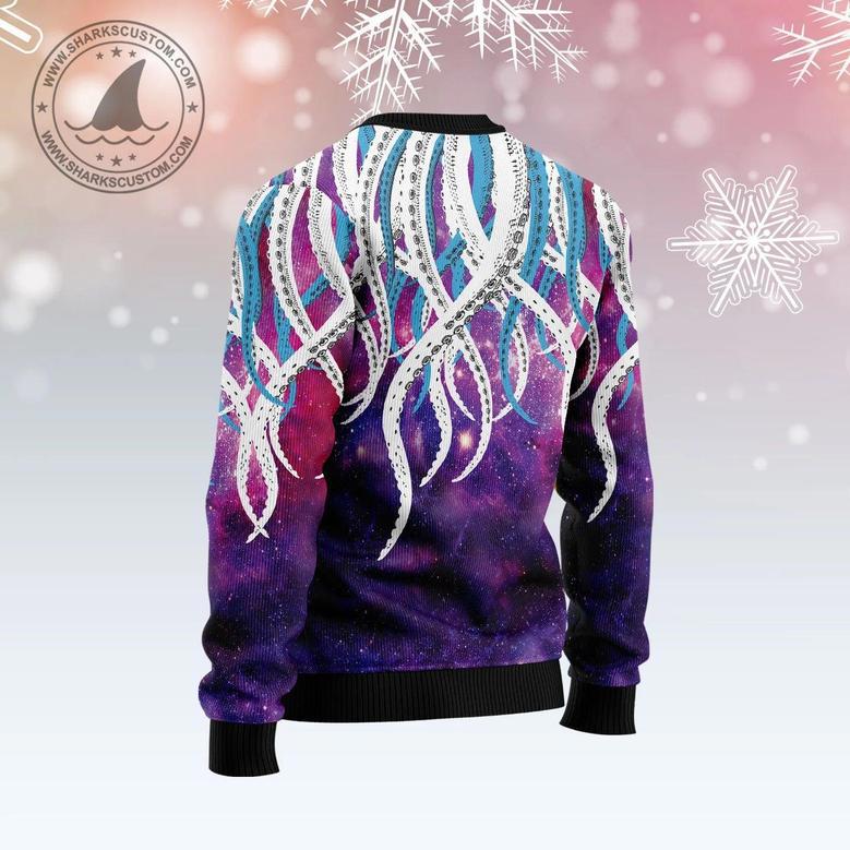 Octopus Galaxy Ugly Christmas Sweater