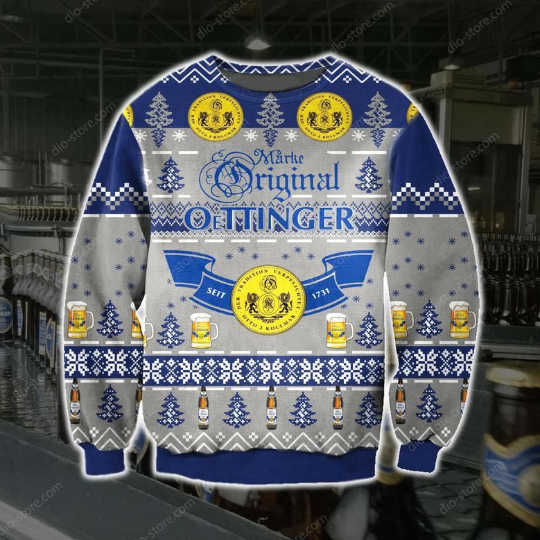 Oettinger Knitting Pattern Print Ugly Christmas Sweater