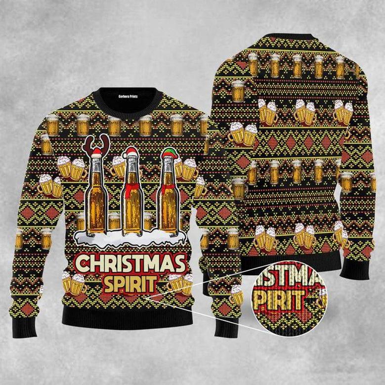 Oktoberfest Spirit Beer Ugly Christmas Sweater For Men & Women