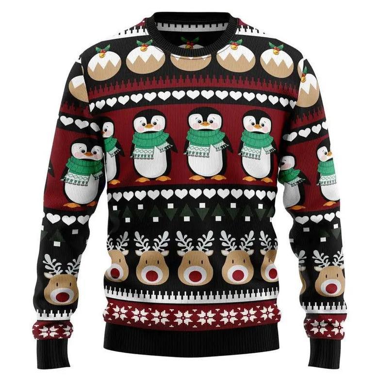 Penguin Group Ugly Christmas Sweater, Jumper, Christmas apparel