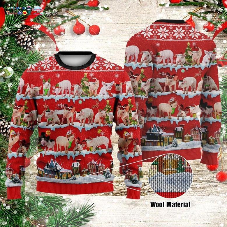 Pigs ugly christmas sweater