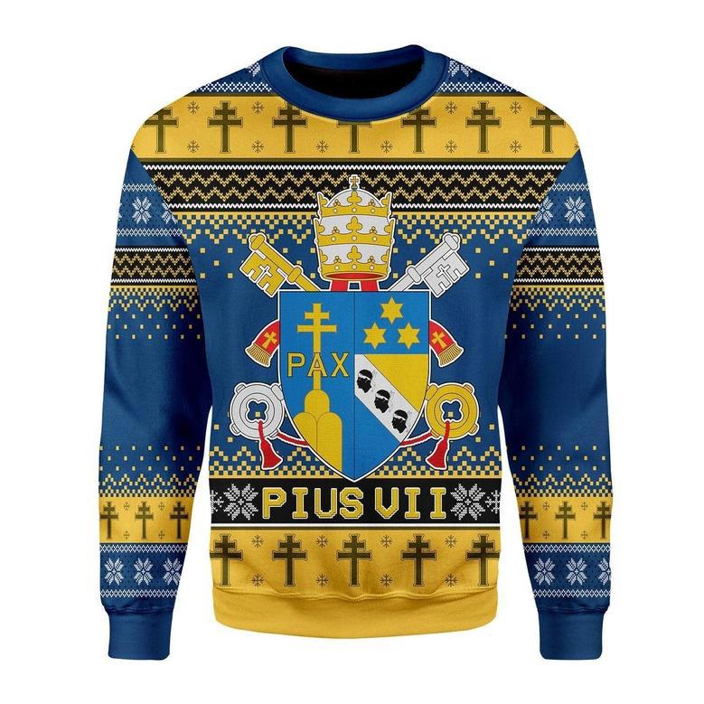 Pius VII Coat of Arms Christmas Sweater