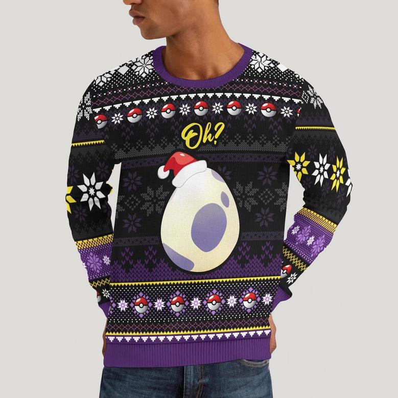 Pokemon Egg Ugly Christmas Sweater