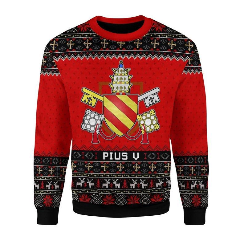 Pope Pius V Christmas Sweater