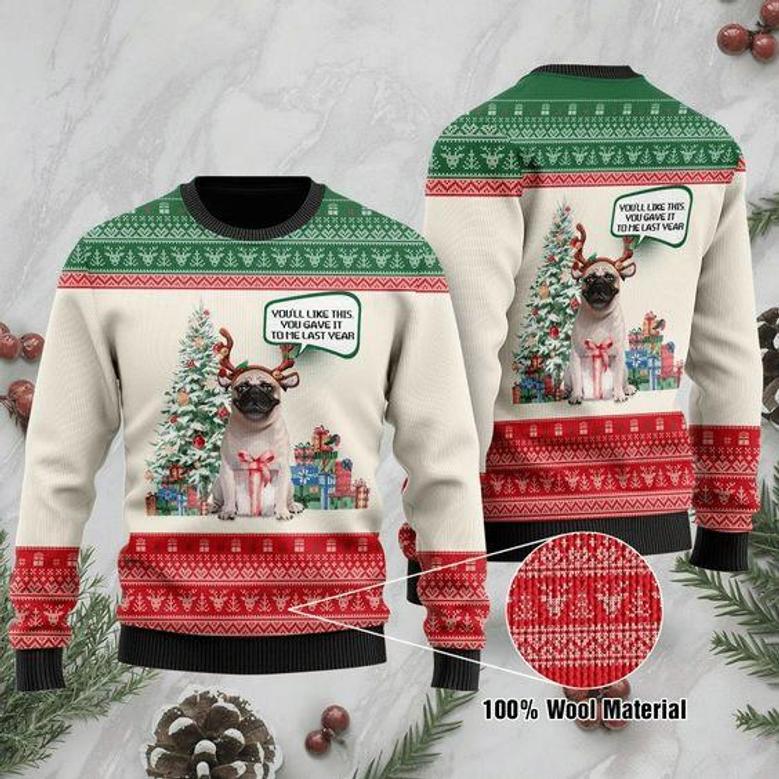 Pug Lovers Ugly Christmas Sweater