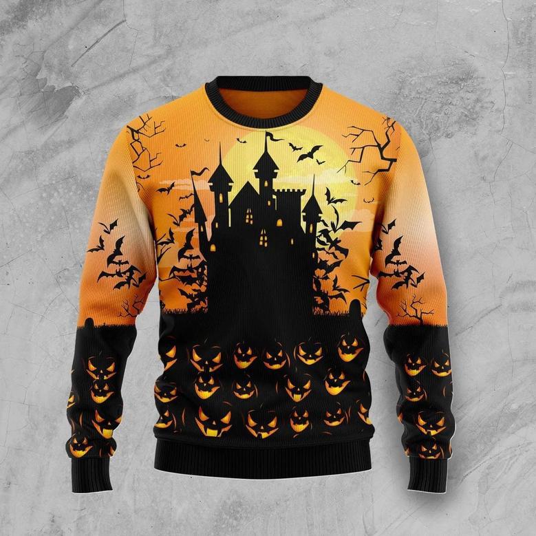 Pumpkin Town Ugly Christmas Sweater