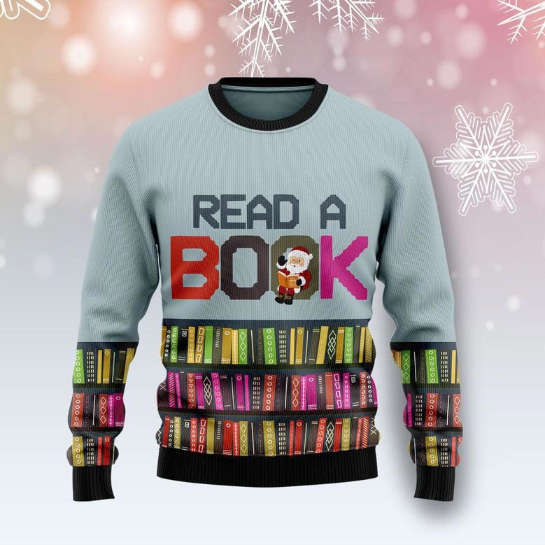 Read A Book Ugly Christmas Sweater