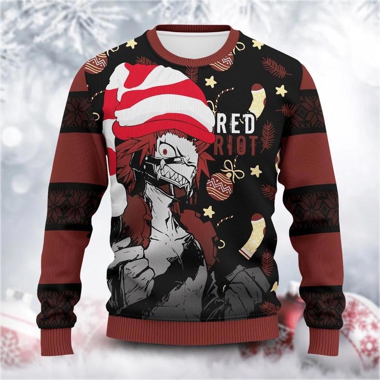 Red Riot Kirishima Ugly Christmas Sweater