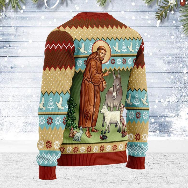 Saint Francis and The Animals Christmas Sweater