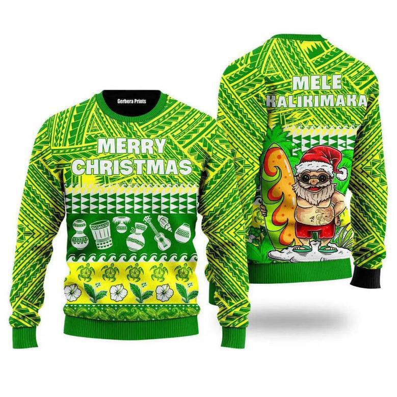 Santa Claus Mele Kalikimaka Ugly Christmas Sweater, Jumper – Gift For Christmas