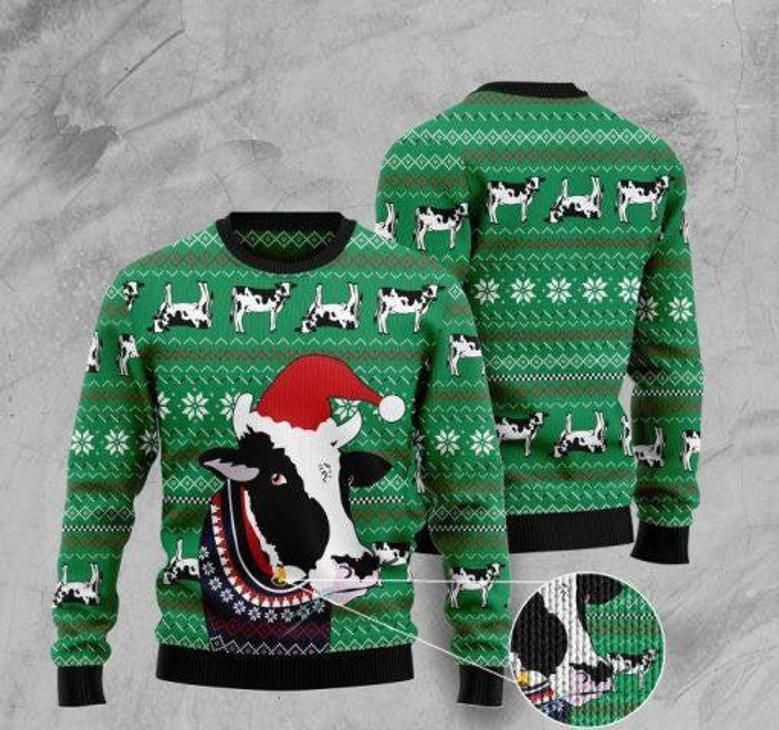 Santa Cow Ugly Christmas Sweater