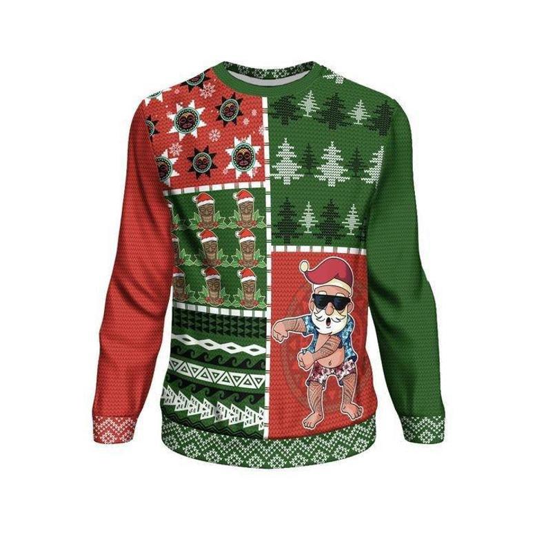 Santa Make Me Happy Ugly Christmas Sweater