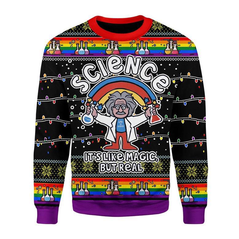 Science LGBT Christmas Sweater