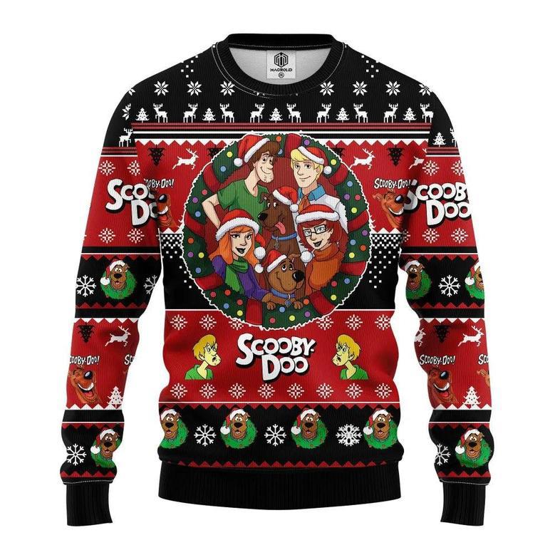 Scooby Doo Cartoon Merry Xmas Ugly Christmas Sweater, Jumpers