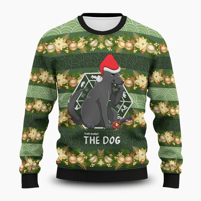 Shigure The Dog Ugly Christmas Sweater