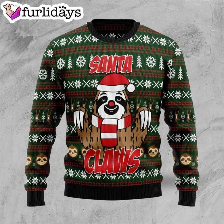 Sloth Santa Claws Ugly Christmas Sweater, Jumper – Best Xmas Gifts