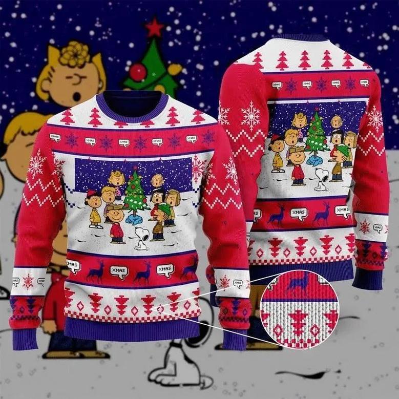 Snoopy Christmas Charlie Brown Ugly Christmas Sweater, Jumper