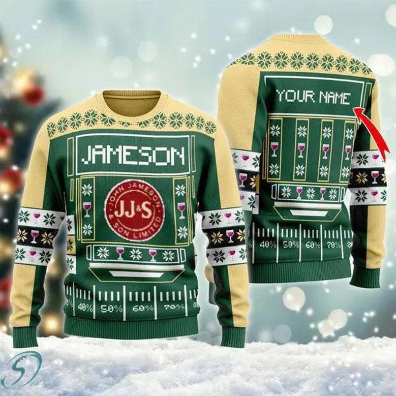 Snowy Jameson Ugly Christmas Sweater, Jumpers