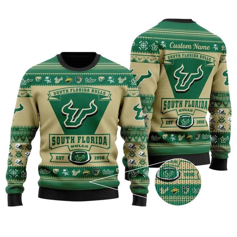 South Florida Bulls Ugly Christmas Sweater, Jumper