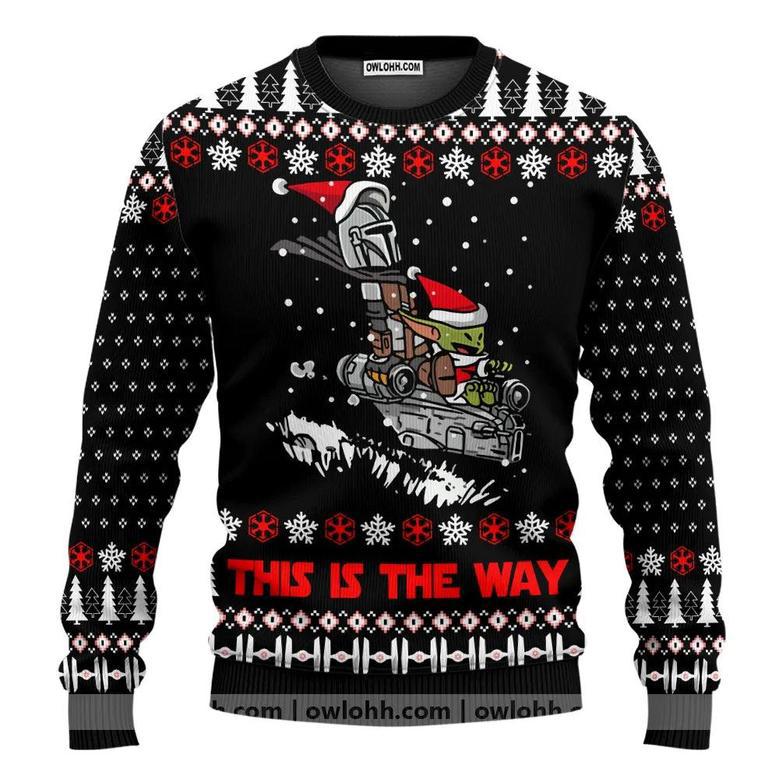 Star Wars This Is The Way Baby Yoda Ugly Christmas Sweater, Jumper