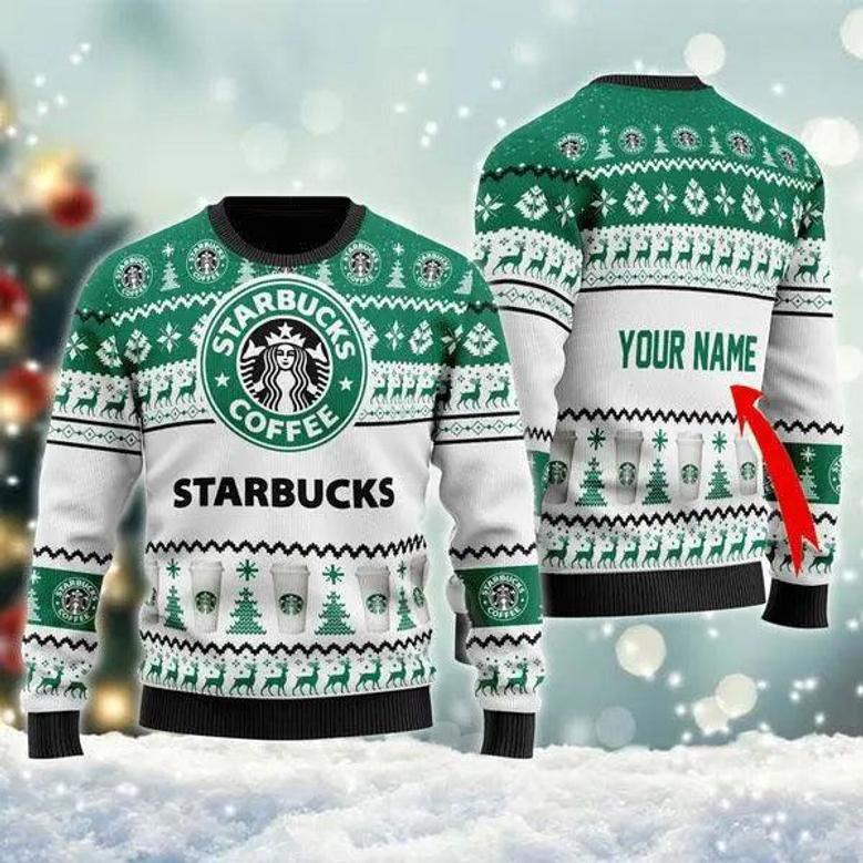 Starbucks Spirit Ugly Christmas Sweater, Jumpers