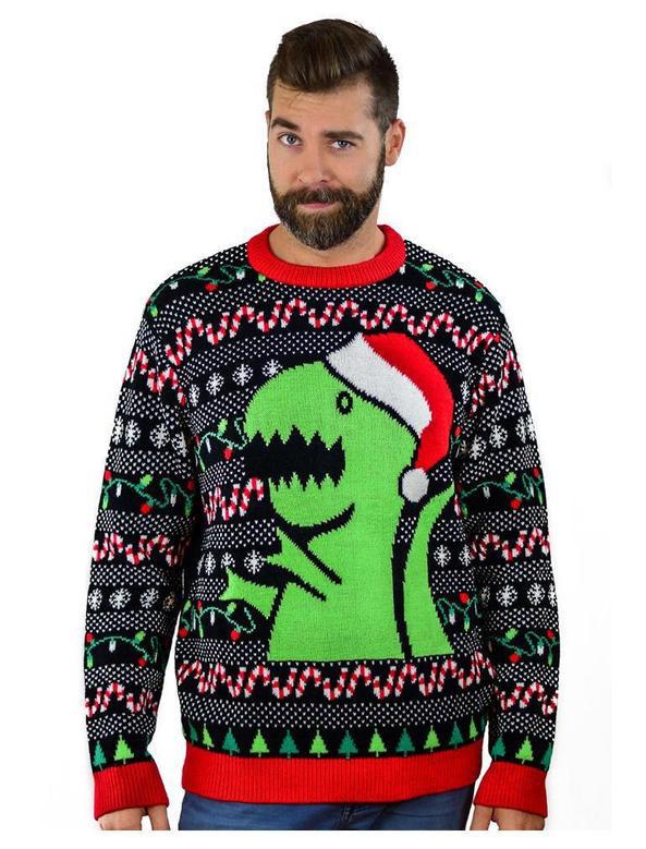 T Rex Dino Dinosaur Lovers Gift Ugly Christmas Sweater