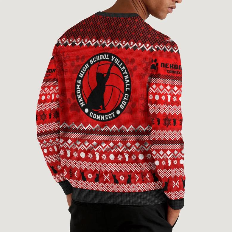 Team Cat Ugly Christmas Sweater