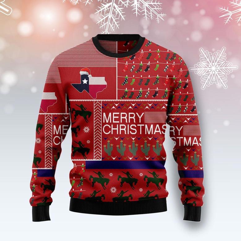 Texas Merry Christmas Ugly Christmas Sweater