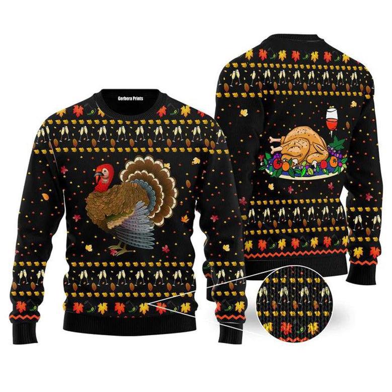 Thanksgiving Ugly Christmas Sweater For Men & Women