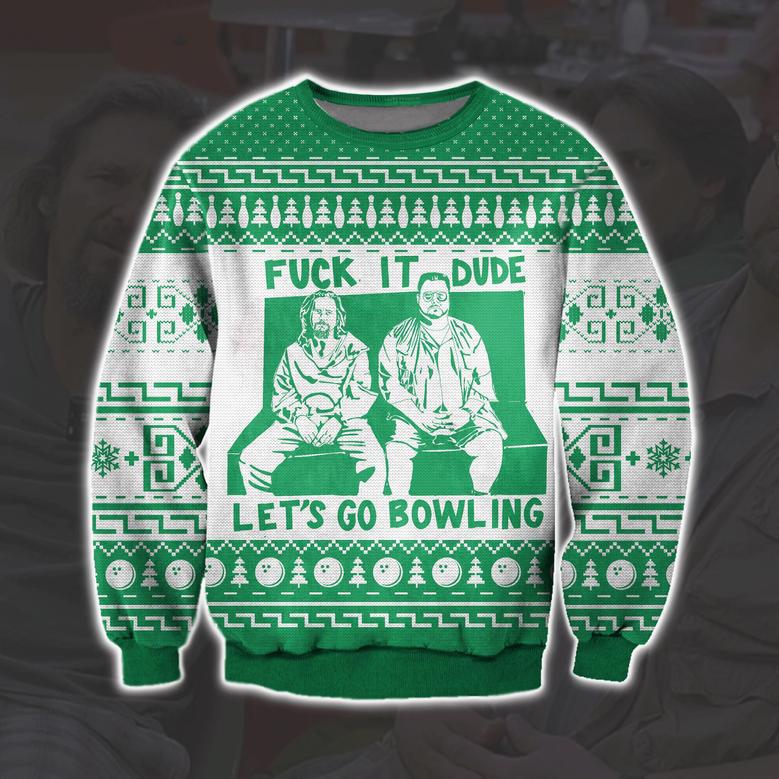 The Big Lebowski Print Ugly Christmas Sweater