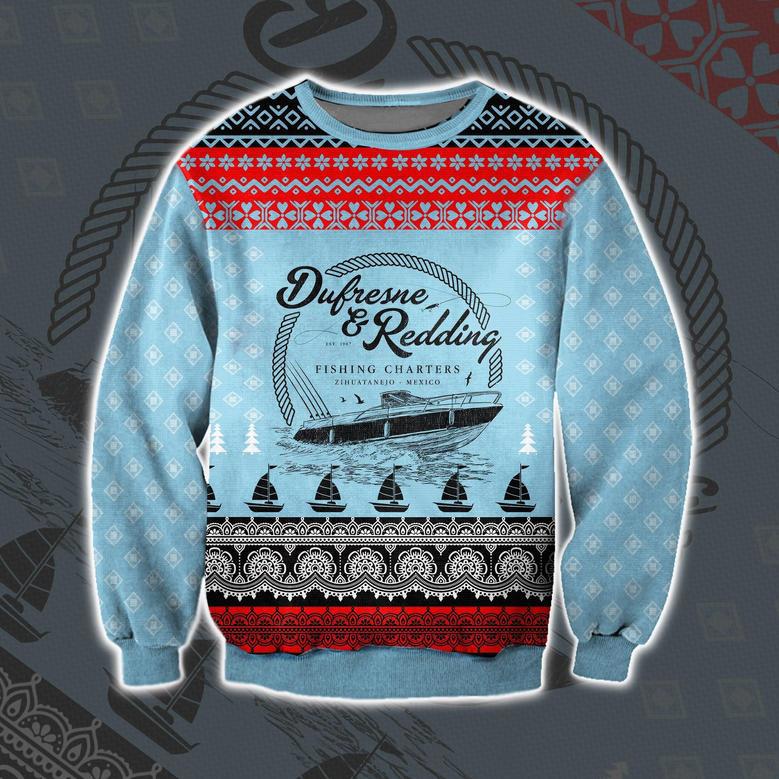 The Shawshank Redemption Print Ugly Christmas Sweater