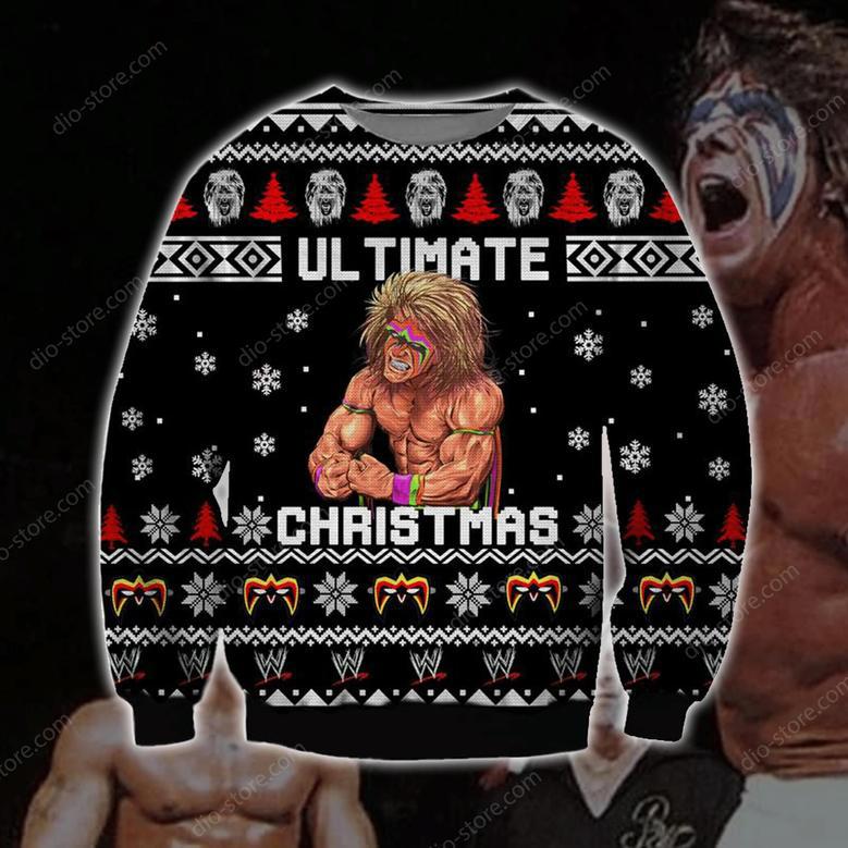 The Ultimate Warrior Ugly Christmas Sweater