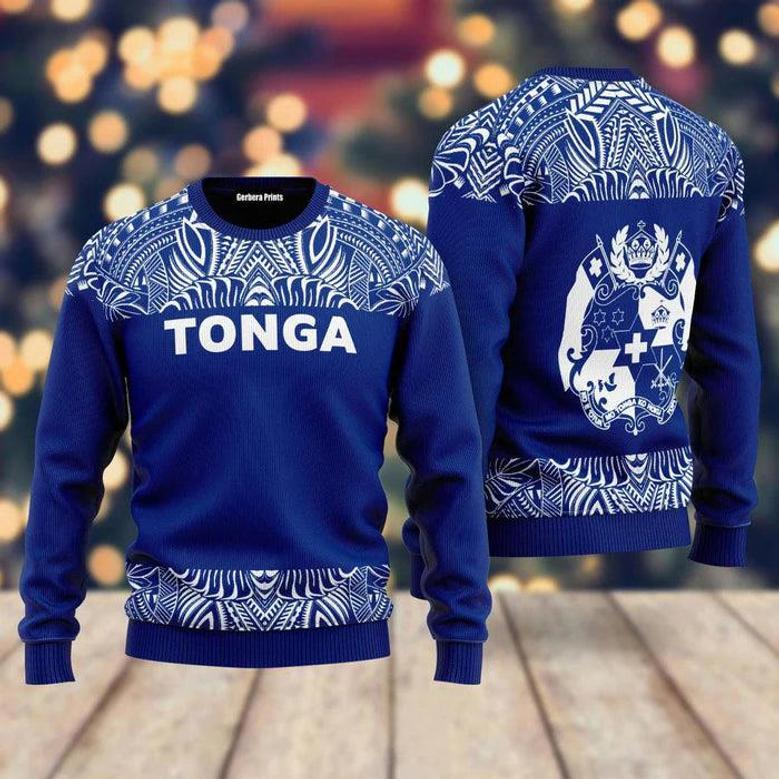 Tonga Polynesian Ugly Christmas Sweater For Men & Women