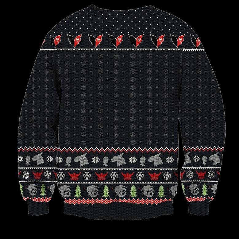 Toothless Ugly Christmas Sweater