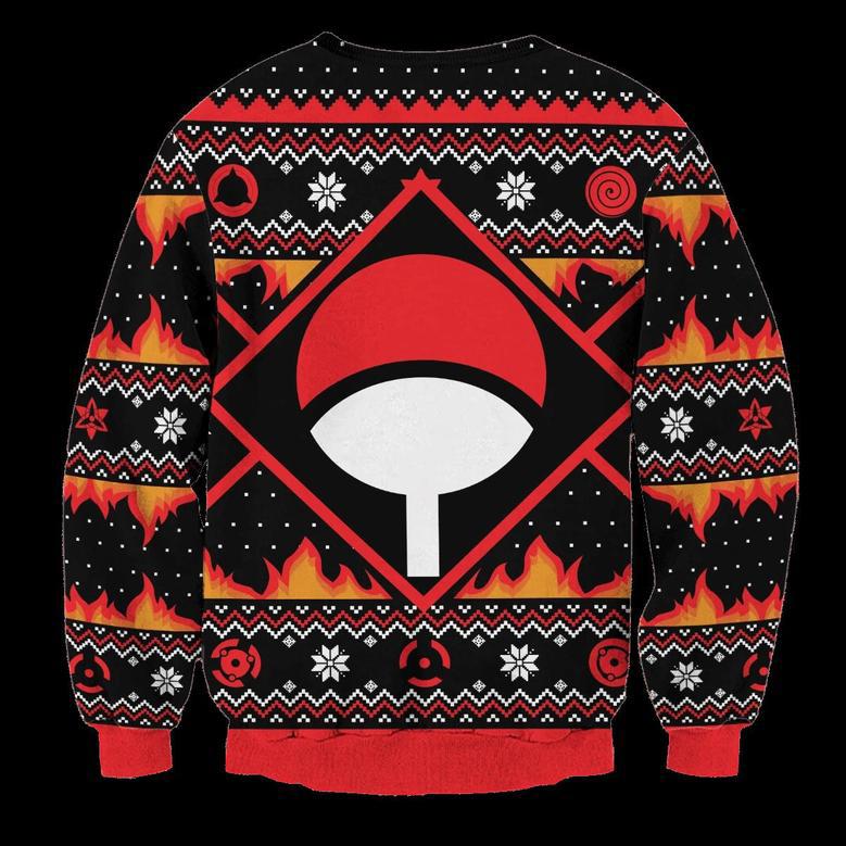 Uchiha Kekkei Genkai Ugly Christmas Sweater