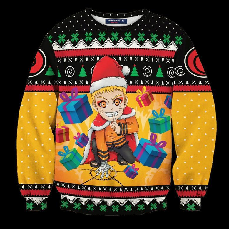 Uzumaki Holiday Way Ugly Christmas Sweater