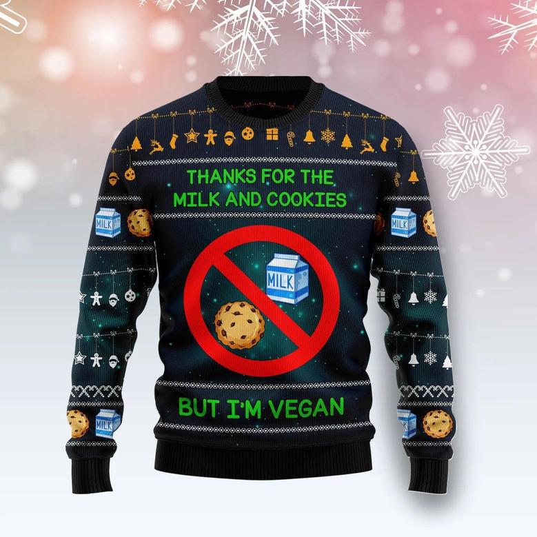 Vegan Thanks Ugly Christmas Sweater