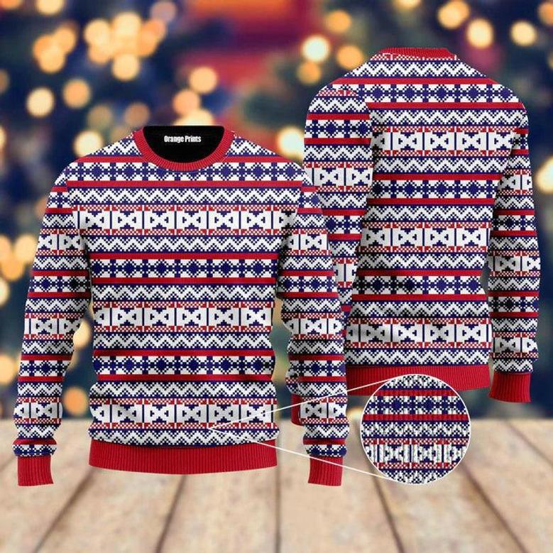 Vintage Knit Style Ugly Christmas Sweater For Men & Women