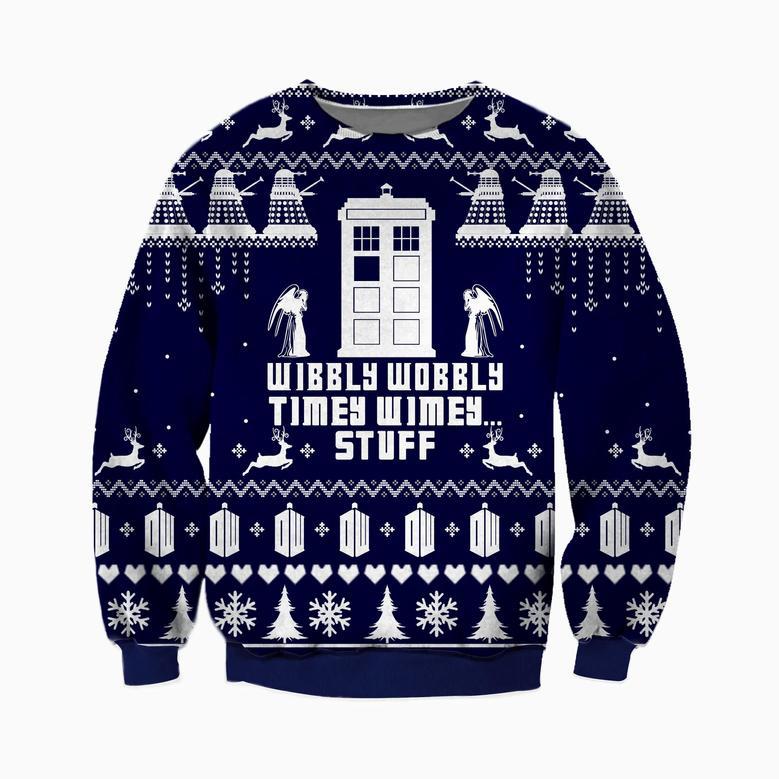 Wibbly Wobbly Ugly Christmas Sweater