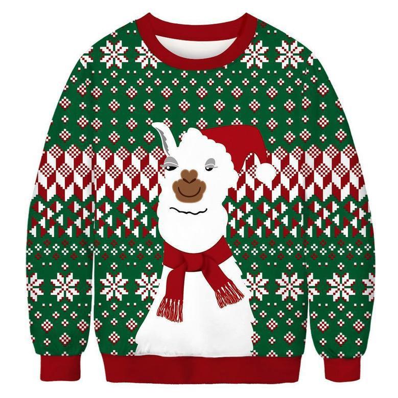 Xmas Alpaca Ugly Christmas Sweater