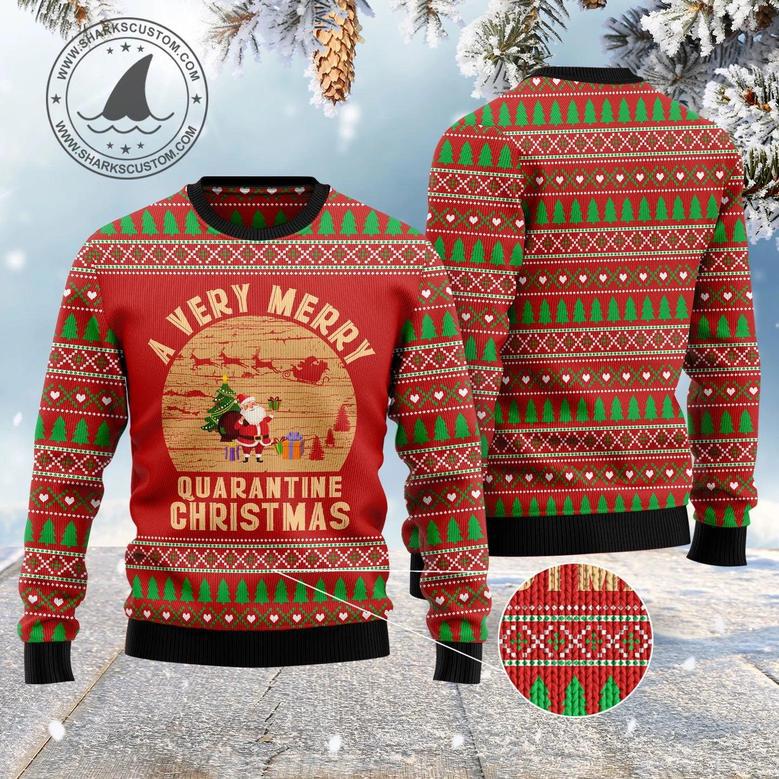 A Very Merry Quarantine Christmas Ugly Christmas Sweater