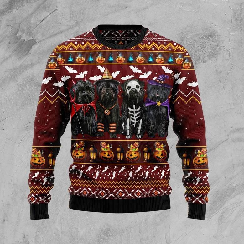 Affenpinscher Halloween Ugly Halloween Sweater