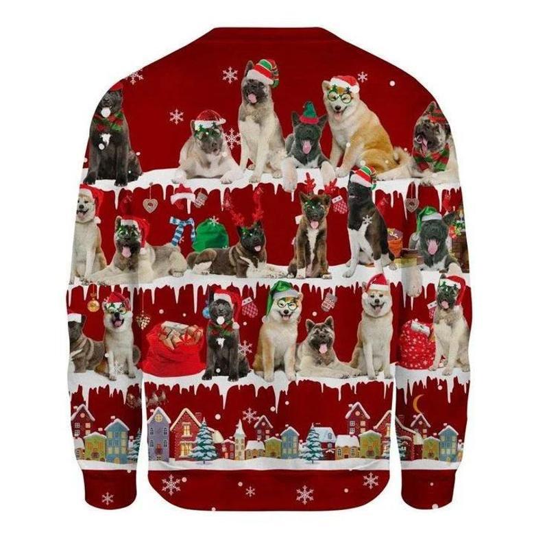 Akita Dog Sweatshirt Cute Ugly Christmas Sweater Christmas Gift Idea For Friend Dog Owner