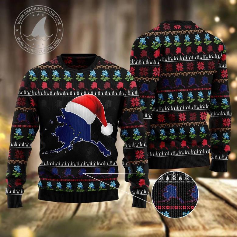 Alaska Christmas unisex womens & mens, couples matching, friends, funny family ugly christmas holiday sweater gifts 2