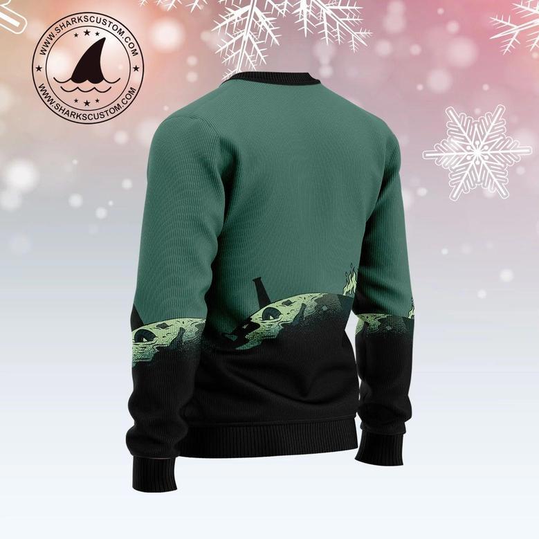 Alien No Humanity Ugly Christmas Sweater